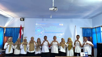Tingkatkan Kompetensi Tenaga Kependidikan, SMAN 1 Semin Gelar Workshop Optimalisasi AI